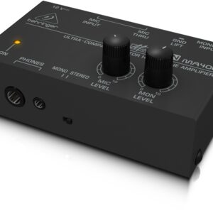 BEHRINGER MA400 MICROMON PREAMPLIFICATORE PER CUFFIE MIC IN THRU XLR