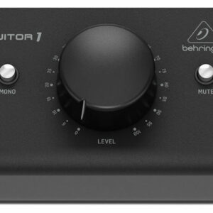 BEHRINGER MONITOR1 CONTROLLER VOLUME PASSIVO PER MONITOR DA STUDIO COLORE NERO