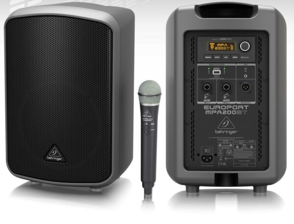 BEHRINGER MPA200BT CASSA ATTIVA + MICROFONO WIRELESS + STREAMING AUDIO BLUETOOTH 200W