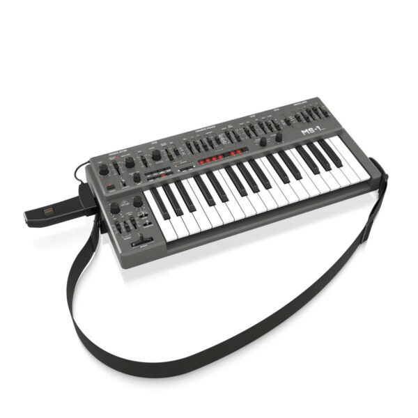 BEHRINGER MS-1 MKII-GY SINTETIZZATORE ANALOGICO 32 TASTI SEMI-PESATI ARPEGGIATORE E SEQUENCER INCORPORATI