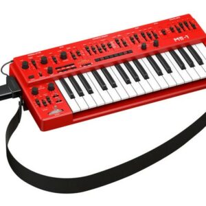 BEHRINGER MS-1 MKII RED SINTETIZZATORE ANALOGICO 32 TASTI SEMI-PESATI ARPEGGIATORE E SEQUENCER INCORPORATI
