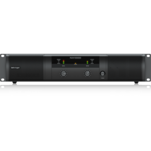 BEHRINGER NX1000 FINALE DI POTENZA 1000 WATT 2 CANALI CON COMPENSAZIONE AUTOMATICA DELL’ IMPEDENZA