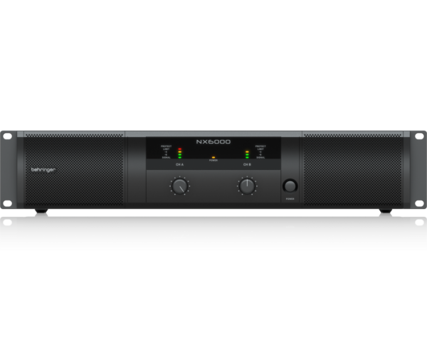 BEHRINGER NX6000 FINALE DI POTENZA 6000 WATT 2 CANALI CON COMPENSAZIONE AUTOMATICA DELL' IMPEDENZA