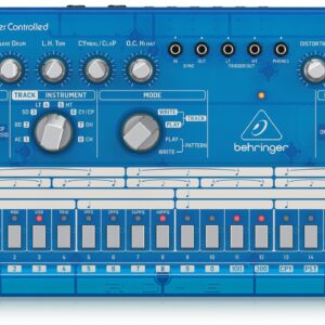 BEHRINGER RD-6 BB RHYTHM DESIGNER BLUE DRUM MACHINE CELESTE