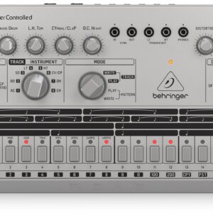 BEHRINGER RD-6 SR RHYTHM DESIGNER SILVER DRUM MACHINE ARGENTATA