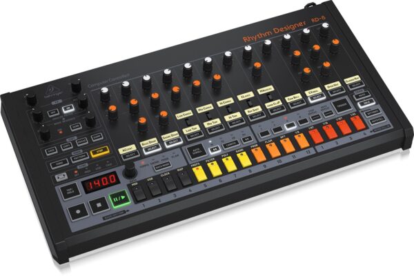 BEHRINGER RD-8 MKII RYTHYM DESIGNER DRUM MACHINE 16 PAD 64 STEP SEQUENCER