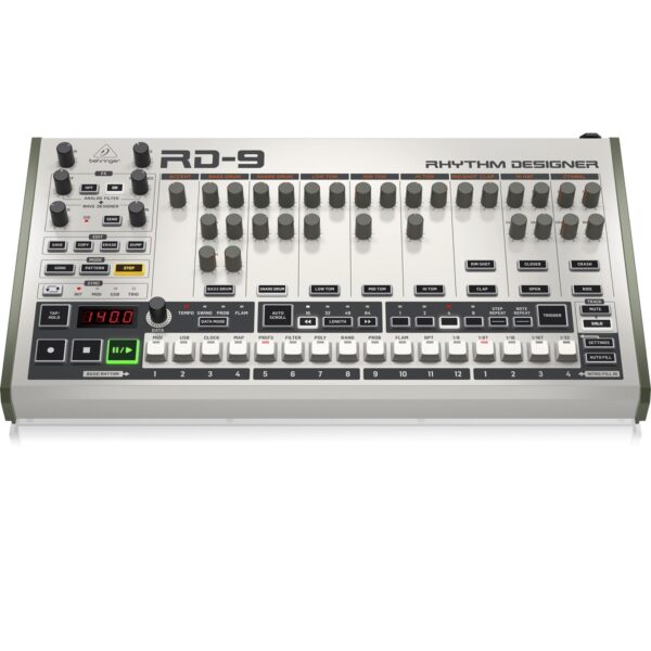BEHRINGER RD-9 RHYTHM DESIGNER DRUM MACHINE 64 STEP SEQUENCER