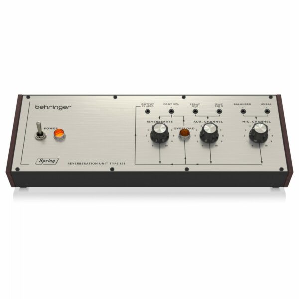 BEHRINGER SPRING REVERBERATION 646 RIVERBERO A MOLLE CON CIRCUITO DI OVERLOAD IN FORMATO EURORACK