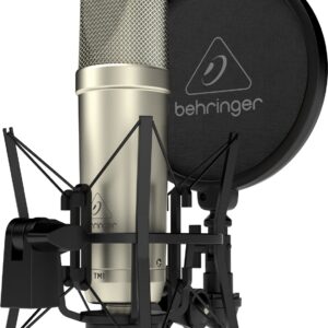 BEHRINGER TM1 MICROFONO A CONDENSATORE A DIAFRAMMA LARGO CON ANTIPOP E SUPPORTO ELASTICO