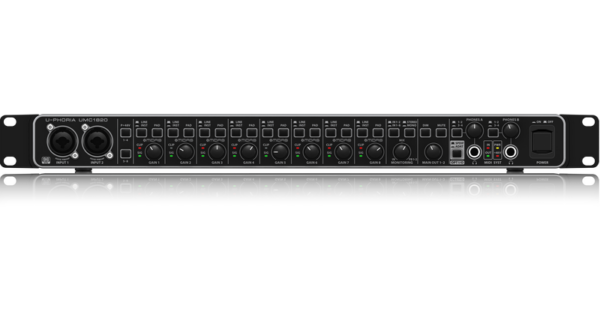 BEHRINGER UMC-1820 INTERFACCIA AUDIO MIDI USB 18X20 PREAMPLIFICATORI MIDAS 24 BIT 96 Khz