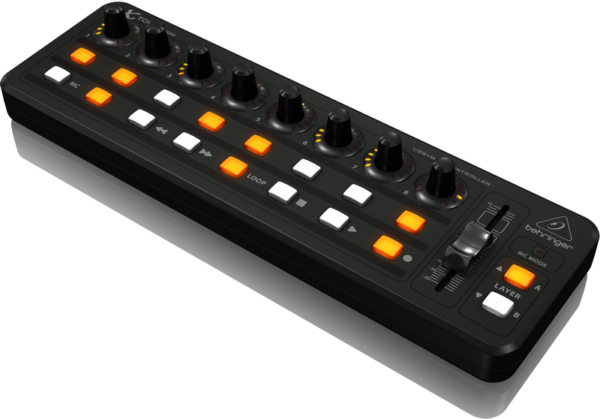 BEHRINGER X-TOUCH MINI CONTROLLER USB PC MAC COMPATTO UNIVERSALE 16 TASTI 8 CONTROLLI LED