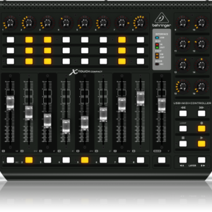 BEHRINGER X-TOUCH COMPACT CONTROLLER MIDI USB 9 FADER MOTORIZZATI SENSIBILI 16 ENCODER 34 TASTI