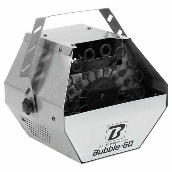 BOOMTONE DJ BUBBLE 60 V2 MACCHINA DELLE BOLLE CON 16 ANELLI ROTANTI E SERBATOIO DA 0,75L