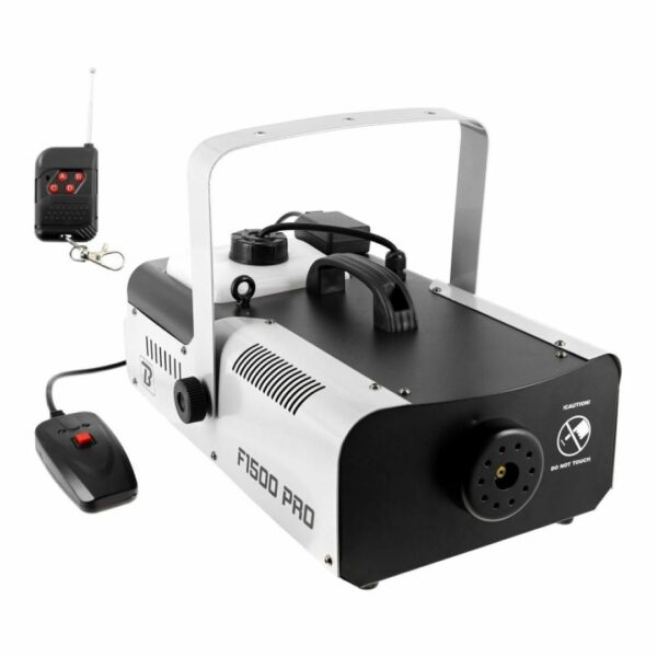 BOOMTONE DJ F1500 PRO MACCHINA DEL FUMO 1500 WATT CON TELECOMANDO WIRELESS + TELECOMANDO CABLATO