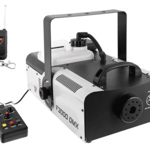 BOOMTONE DJ F3000 DMX MACCHINA DEL FUMO 3000 WATT CON TELECOMANDO WIRELESS + TELECOMANDO CABLATO + DMX