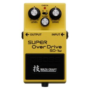 BOSS SD1W SUPER OVERDRIVE WAZA CRAFT EFFETTO OVERDRIVE A PEDALE PER CHITARRA