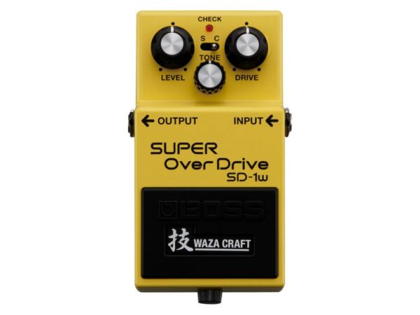 BOSS SD1W SUPER OVERDRIVE WAZA CRAFT EFFETTO OVERDRIVE A PEDALE PER CHITARRA
