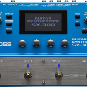BOSS SY300 GUITAR SYNTHESIZER SINTETIZZATORE PER CHITARRA 3 OSCILLATORI + EFFETTI + SCHERMO RETROILLUMINATO