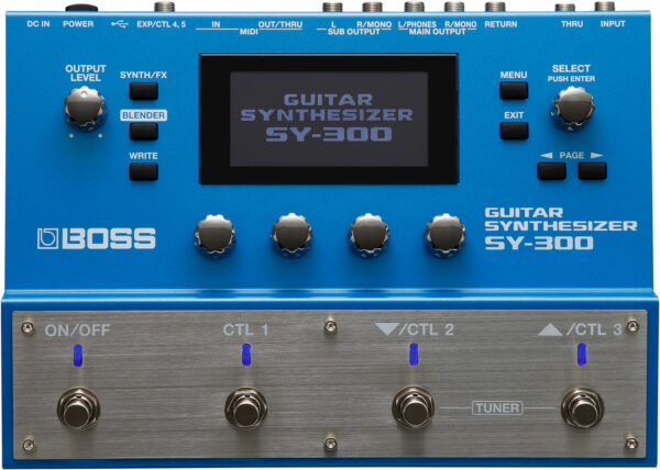 BOSS SY300 GUITAR SYNTHESIZER SINTETIZZATORE PER CHITARRA 3 OSCILLATORI + EFFETTI + SCHERMO RETROILLUMINATO