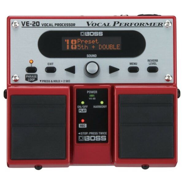 BOSS VE-20 MULTIEFFETTO A PEDALE PER VOCE E LOOPER