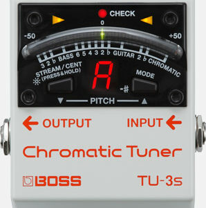 BOSS TU3S ACCORDATORE A PEDALE CROMATICO PER BASSO E CHITARRA