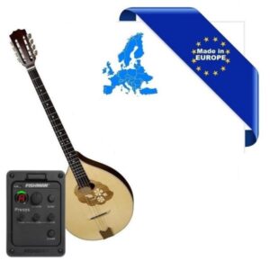 HORA BOUZOUKI IRLANDESE FLOWER AMPLIFICATO FISHMAN PRESYS-101 66CM TOP ABETE MASSELLO FONDO FASCE E MANICO ACERO