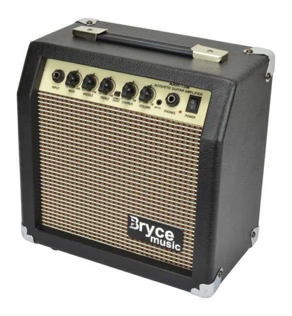 BRYCE MUSIC AAR-15 M AMPLIFICATORE PER CHITARRA ACUSTICA 15 WATT 6.5" + CHORUS + AUX IN