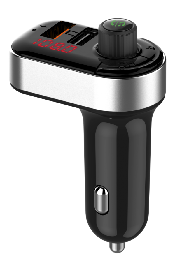 GEMBIRD CARKIT BT CON TRASMETTITORE FM, NERO