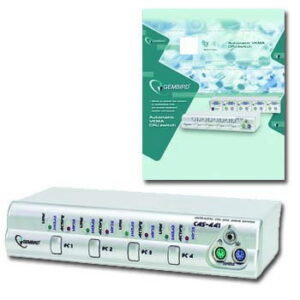 GEMBIRD AUTOMATIC CPU AND AUDIO SWITCH, 4 PCS