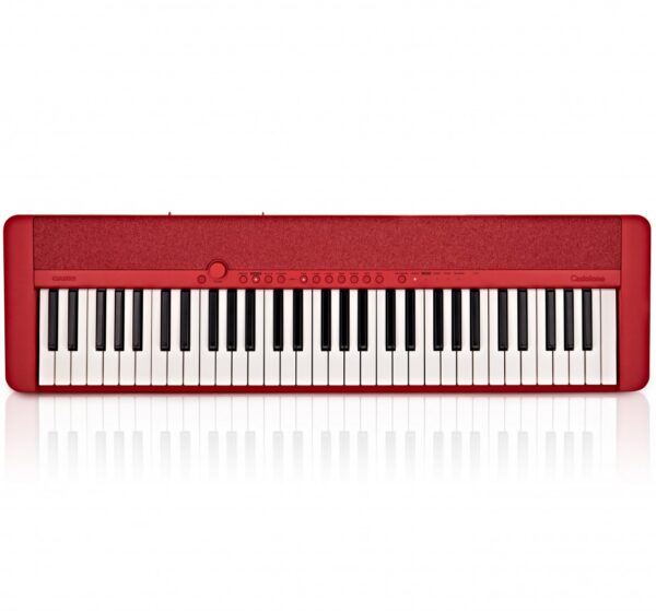 CASIO CT-S1 RD ROSSO TASTIERA PORTATILE 61 TASTI DINAMICI COLORE ROSSO