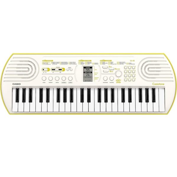 CASIO SA80 TASTIERA PORTATILE 44 TASTI MINI 100 SUONI 50 RITMI SENZA ALIMENTATORE