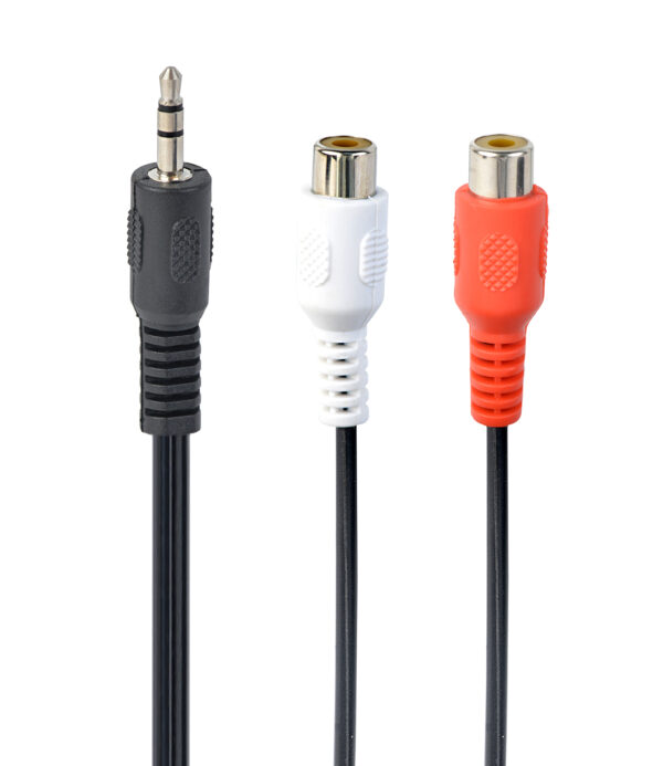 CABLEXPERT CAVO AUDIO STEREO 3.5 MM PLUG A 2 PRESE RCA, 0,2 M