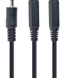 CABLEXPERT 3.5 MM AUDIO SPLITTER CABLE, 10 CM, BLACK