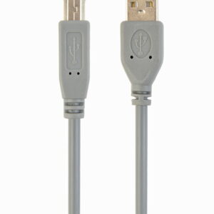 CABLEXPERT USB 2.0 A-PLUG B-PLUG 6FT CABLE, GREY COLOR