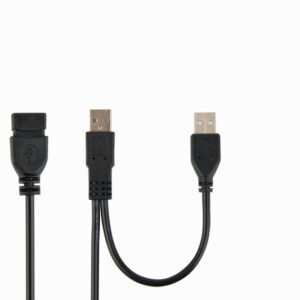 CABLEXPERT DUAL USB 2.0 A-PLUG A-SOCKET 3 FT EXTENSION CABLE