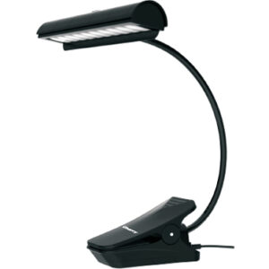F-ZONE FL-9030 LAMPADA A LED 1,5 WATT IN ABS LAMPADA DA LEGGIO + SPINA USB COLORE NERO