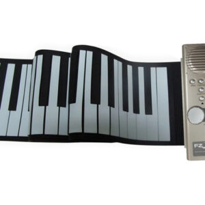 CHERRY MUSIC CP-61 TASTIERA PIEGHEVOLE 61 TASTI + EFFETTI + RITMI + DEMO COLORE NERO E ORO