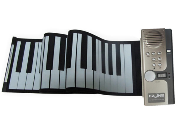 CHERRY MUSIC CP-61 TASTIERA PIEGHEVOLE 61 TASTI + EFFETTI + RITMI + DEMO COLORE NERO E ORO