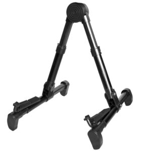 CHERRY MUSIC S-6 SUPPORTO PROFESSIONALE DA TERRA PER CHITARRA BASS VIOLINO E UKULELE IN METALLO COLORE NERO