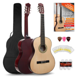 CLASSIC CANTABILE AS-851 KIT CHITARRA CLASSICA 4/4 COLORE NATURAL + ACCESSORI