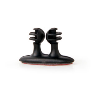 CABLEXPERT SELF ADHESIVE CABLE CLIPS, 8 PCS, BLACK