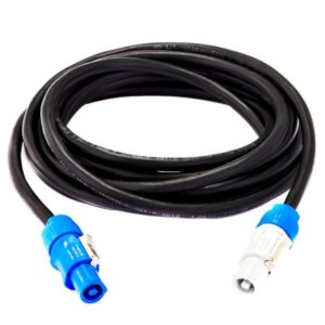 COBRA PPC-05 CAVO ALIMENTAZIONE 5MT DA POWERCON NEUTRIK FCA POWER IN BLU A FCB POWER OUT GRIGIO