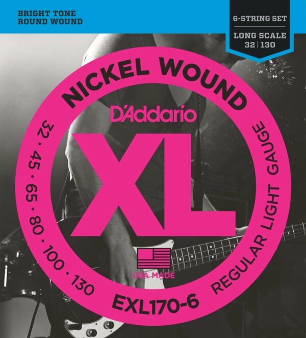 D' ADDARIO EXL170-6 BASSO 6 CORDE 32-130