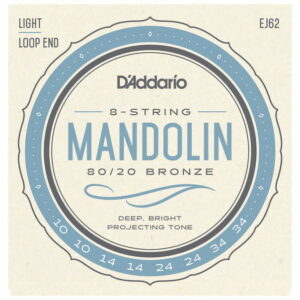 D’ADDARIO EJ62 CORDE PER MANDOLINO BRONZE 80/20