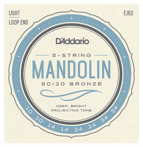 D'ADDARIO EJ62 CORDE PER MANDOLINO BRONZE 80/20