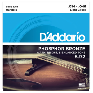 D’ADDARIO EJ72 CORDE PER MANDOLA PHOSPHOR BRONZE LIGHT GAUGE 14-49