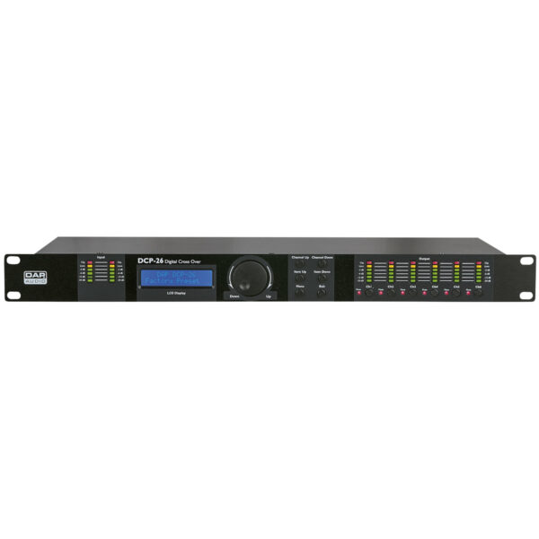 DAP AUDIO DCP-26 MKII CROSSOVER DIGITALE 6 CANALI CON INTERFACCIA USB E SOFTWARE DI GESTIONE