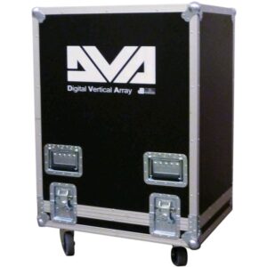 DB TECHNOLOGIES DTF4 FLIGHT CASE DF4 PER 4 MODULI DVA T8 E T4 INCLUSO SKATE DT6