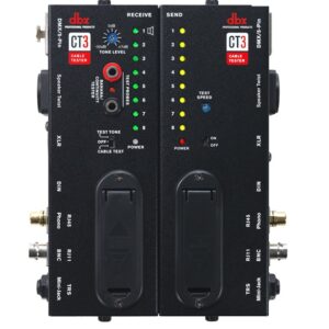 DBX CT-3 TESTA CAVI AVANZATO IN METALLO XLR – RCA – SPEAKON – JACK – MIDI – DMX 5 PIN – RJ45 CAT 5 – BNC – MINI JACK