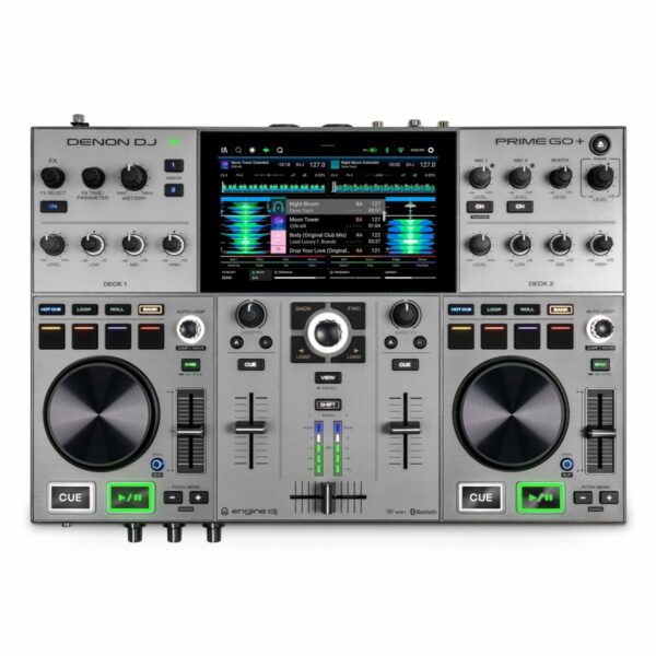 DENON DJ PRIME GO + CONSOLE CONTROLLER STANDALONE A BATTERIA PER DJ 2 DECK CON TOUCH SCREEN 7" USB